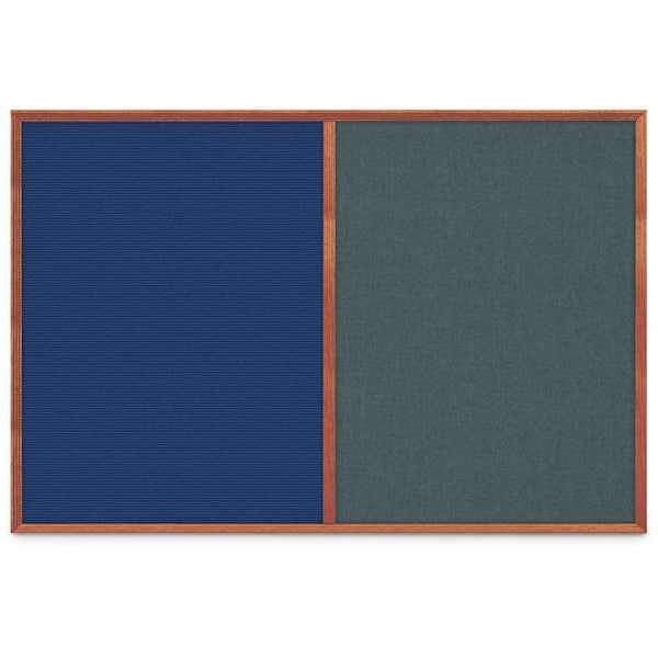 Slim Style Indoor Enclosed Corkboard, 30